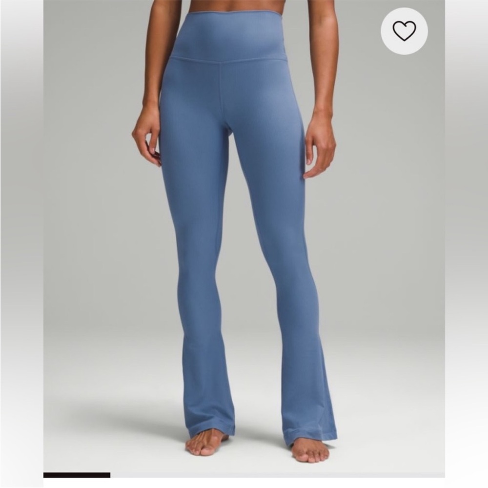 lululemon athletica Steel Blue Flared Leggings
